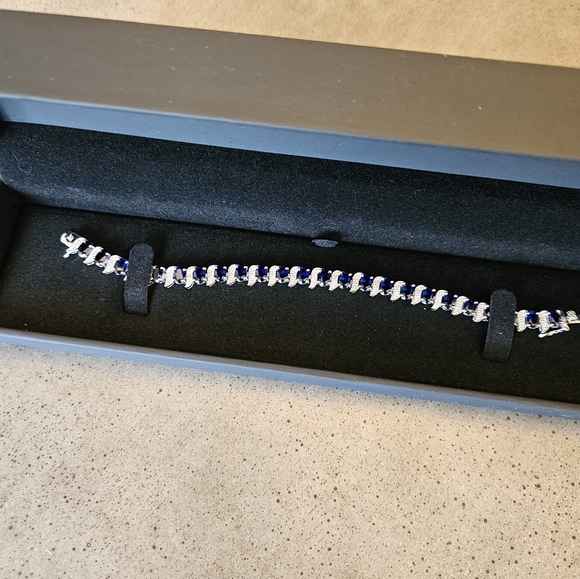 Kay Sapphire and Sterling silver bracelet - Picture 3 of 7